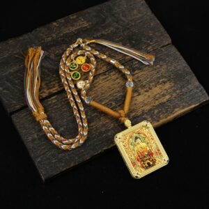 Zhao Gong Ming(God of Wealth) & Chinese Zodiac Guardians Necklace - Dog