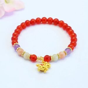 Natural Red Agate 2026 Year of the Horse Bracelet
