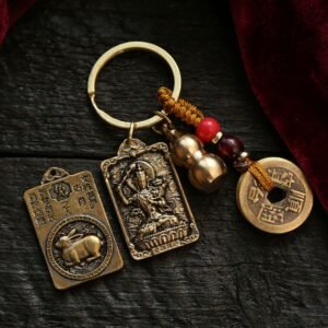 Chinese Zodiac Guardian Buddha Keychain • Patron Buddha Amulet - Rabbit