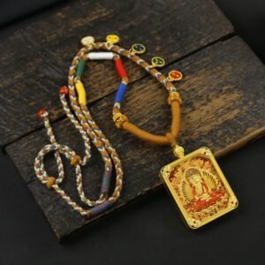 Chinese Zodiac Guardians & Dragon King the Fifth • God of Wealth Amulet - Goat & Monkey