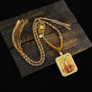 Zhao Gong Ming(God of Wealth) & Chinese Zodiac Guardians Necklace - Goat